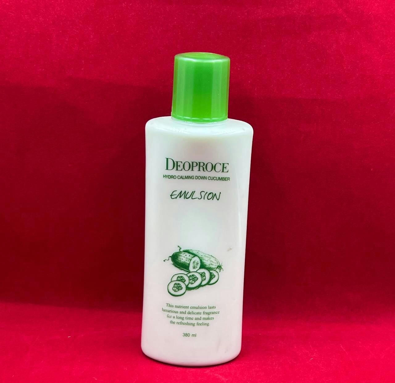 Успокаивающая эмульсия Deoproce Hydro Calming Down Cucumber Emulsion